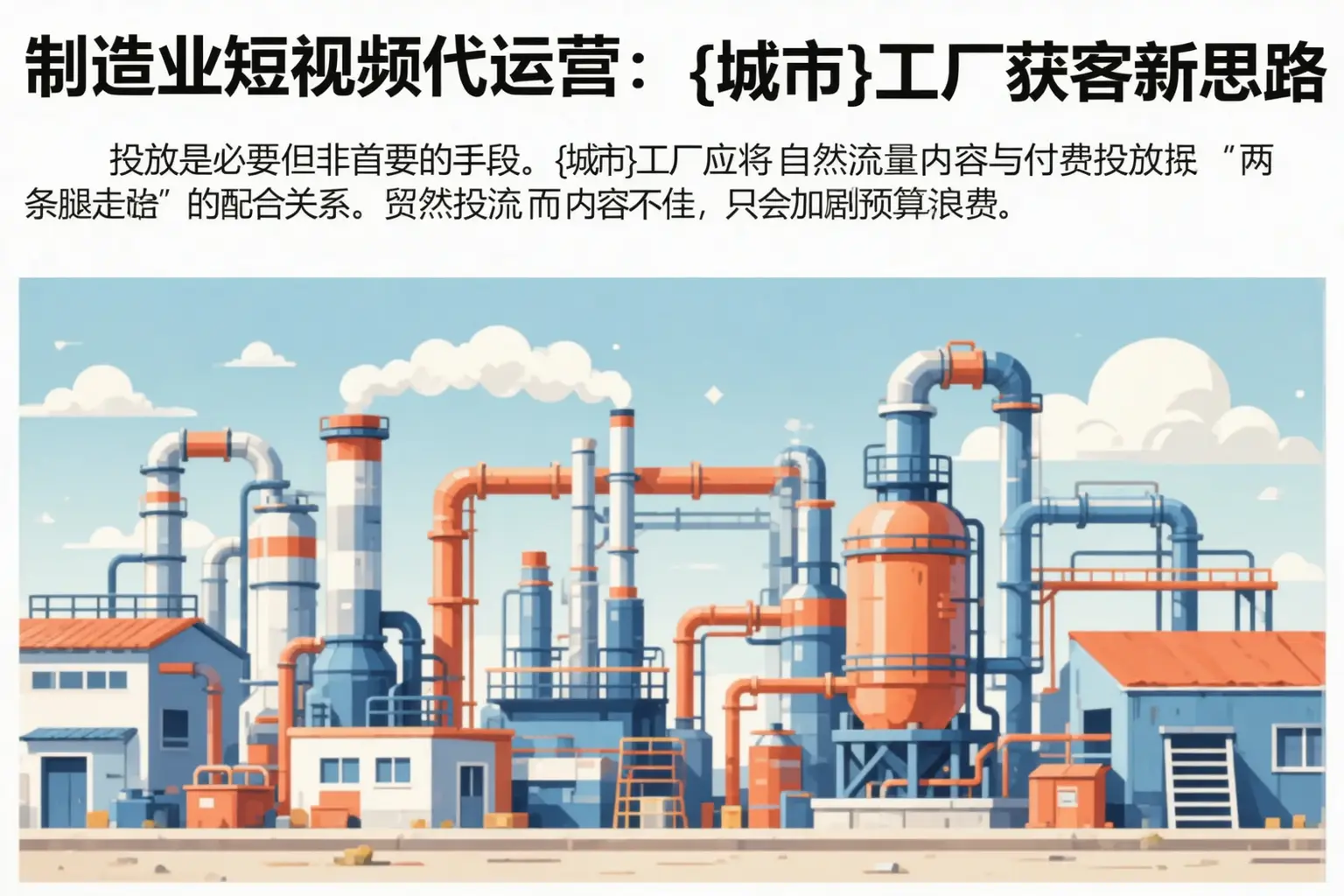 制造业短视频代运营:奉贤工厂获客新思路
